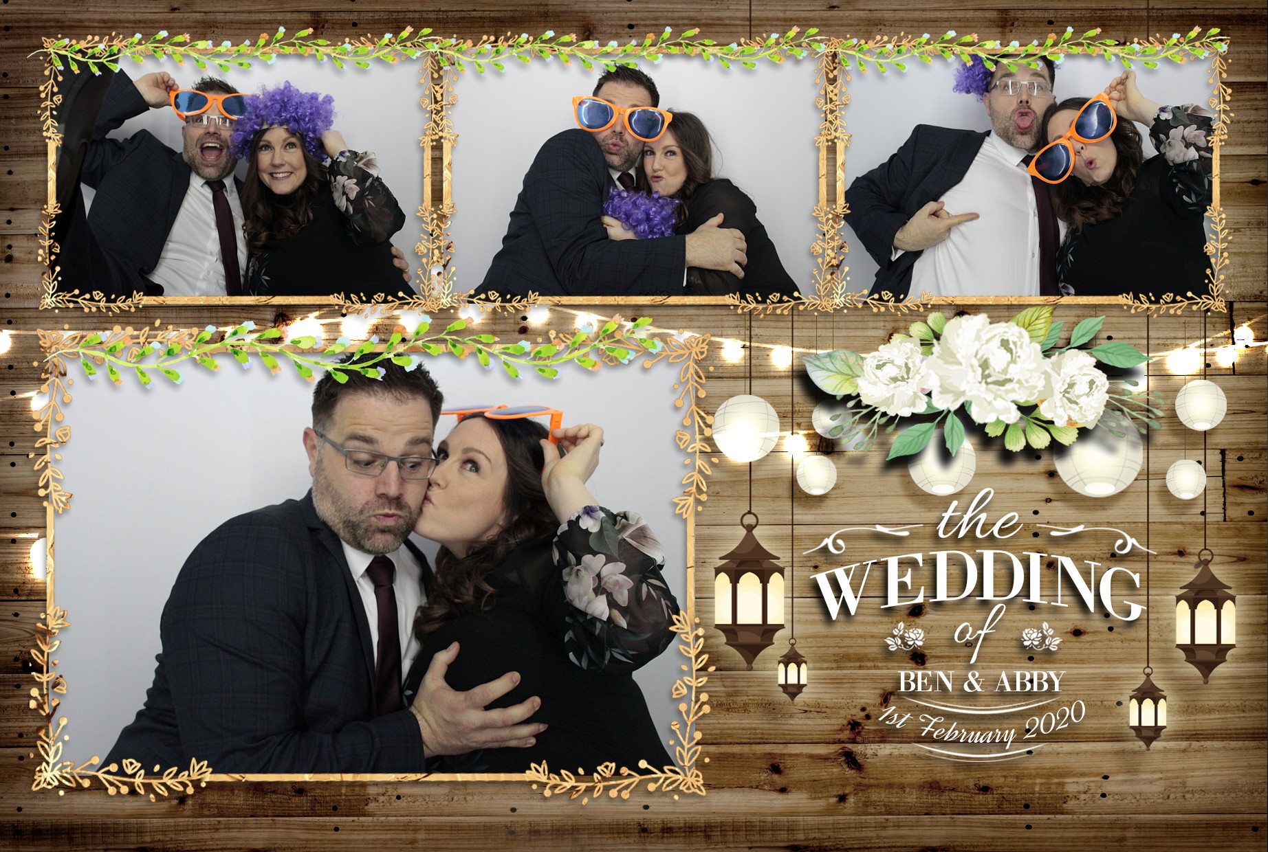 Ben & Abby’s Wedding  | View more photos from the event at gallery.myphotoboothexperience.co.uk/u/MyPhotoBoothExperienceLtd/Ben-Abby’s-Wedding